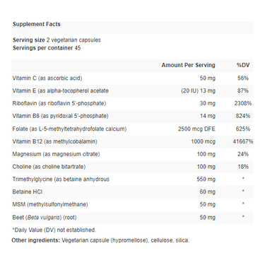Super Methyl-SP (K-112) - Apex Energetics - Methylation and Homocysteine Metabolism Support